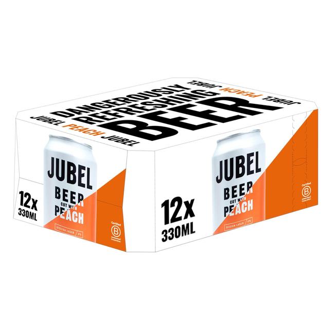 JUBEL Beer cut with Peach 12pk   12 x 330ml