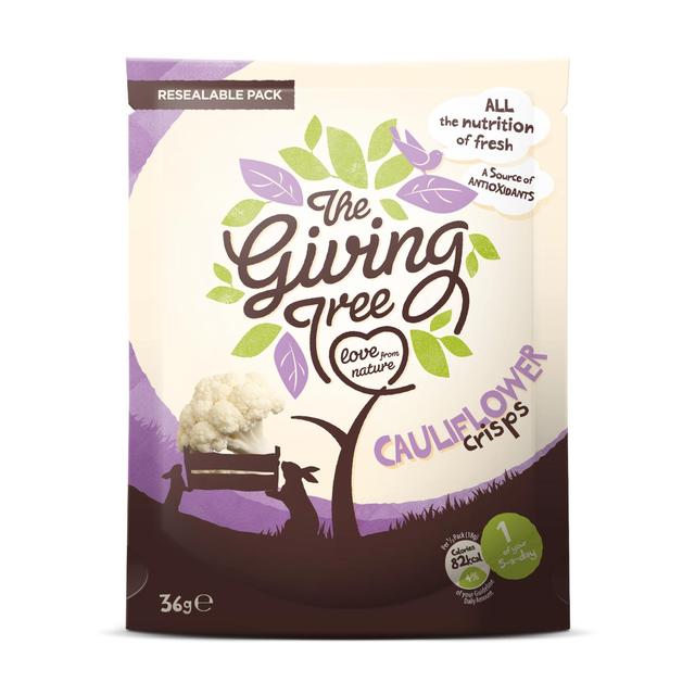 Giving Tree Vacuum Fried Cauliflower Crisps   36g GOODS M&S   