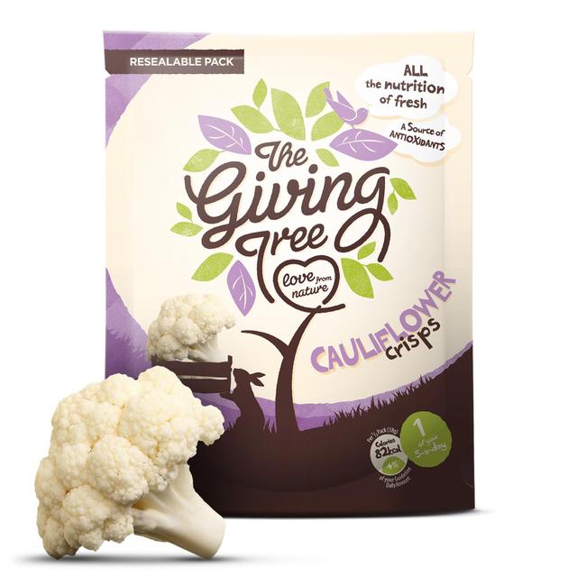 Giving Tree Vacuum Fried Cauliflower Crisps   18g GOODS M&S   