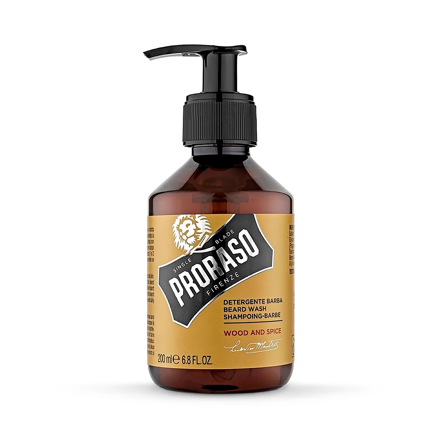 Proraso beard wash Wood & Spice 200ml - British product