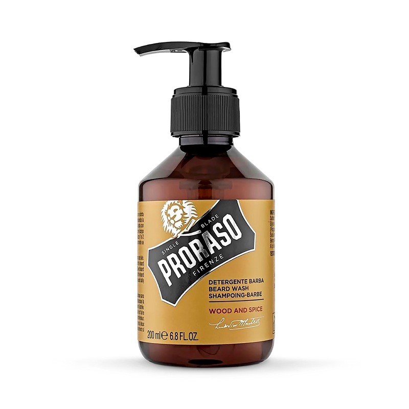 Proraso beard wash Wood & Spice 200ml - British product