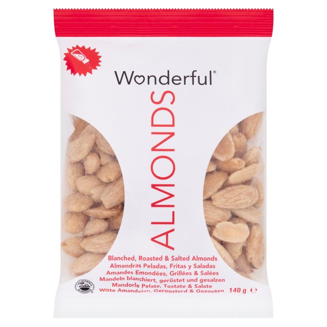 Wonderful Almonds Blanched Roasted & Salted   140g