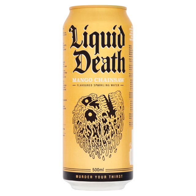 Liquid Death Mango Chainsaw Sparkling Water   500ml