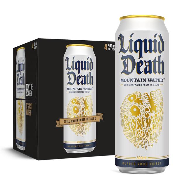 Liquid Death Still Mountain Water   4 x 500ml