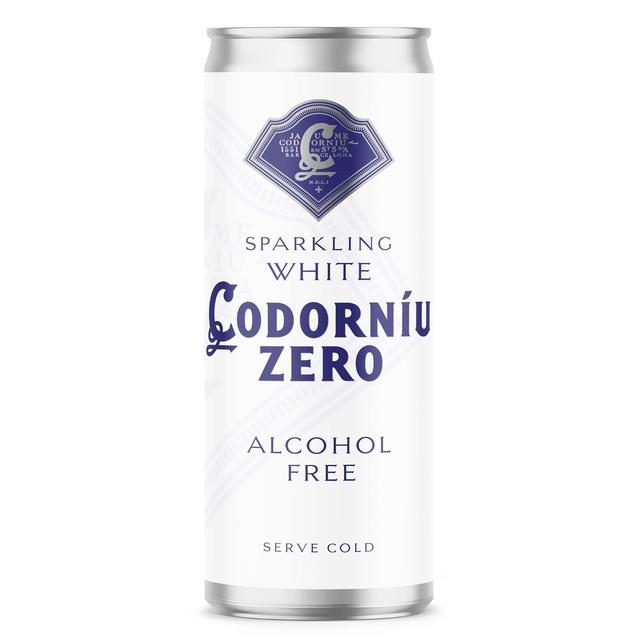 CODORNIU ZERO WHITE CANS   25cl GOODS M&S   