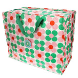 Jumbo storage bag Pink and green Daisy GOODS M&S   