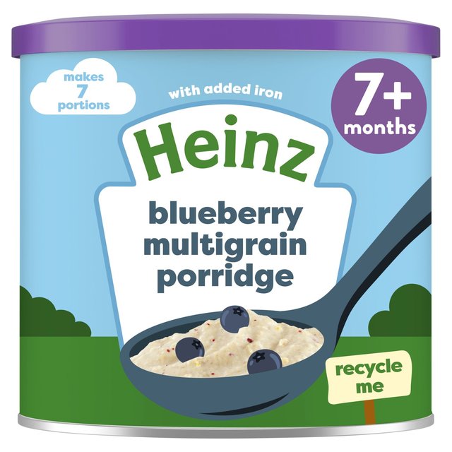 Heinz Blueberry Multigrain Porridge Baby Food 7+ Months   220g GOODS M&S   