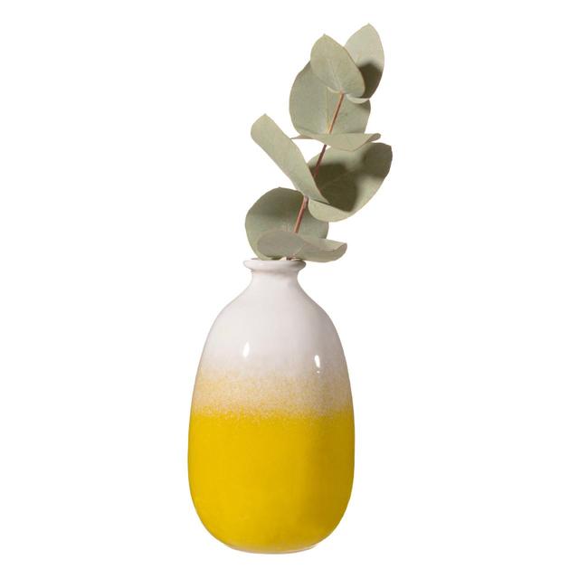 Sass & Belle Dip Glazed Ombre Yellow Vase