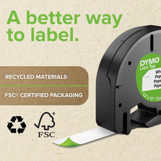 DYMO LetraTag Labels Starter Pack with Paper Plastic and Metallic Labels   3 per pack GOODS M&S   