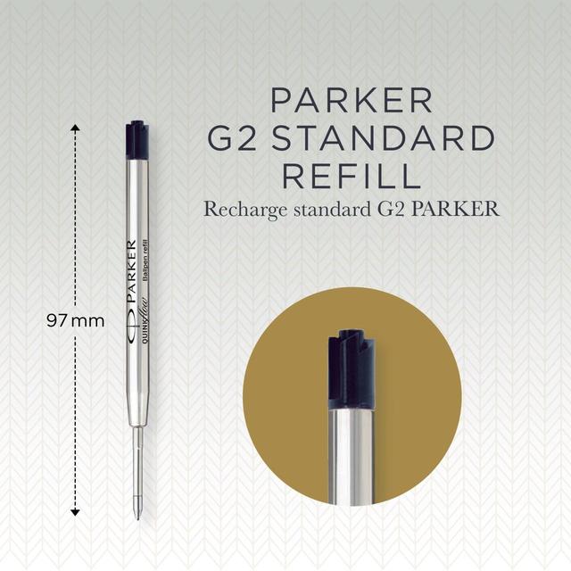 Parker Ballpoint Pen Black Refills Medium Point   3 per pack GOODS M&S   