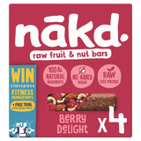 nakd. Berry Delight Fruit & Nut Bars Multipack   4 x 35g GOODS M&S   