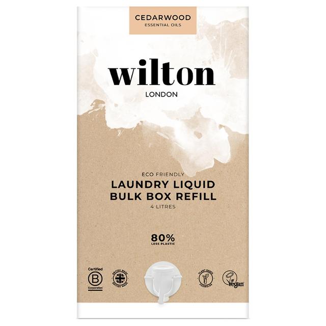 Wilton London BulkBox Laundry Liquid Cedarwood   4L GOODS M&S   