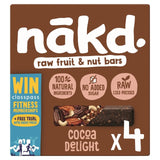 nakd. Cocoa Delight Fruit & Nut Bars Multipack   4 x 35g GOODS M&S   