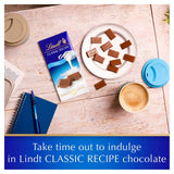 Lindt Classic Recipe Milk Chocolate Sharing Bar   190g GOODS M&S   