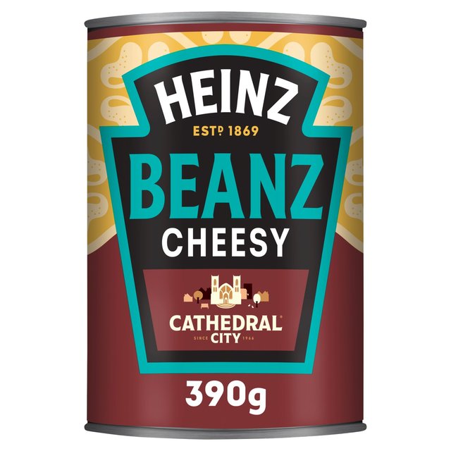 Heinz Cathedral City Cheesy Baked Beans   390g GOODS M&S   