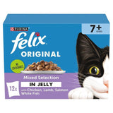 Felix Original Senior 7+ Mixed Selection in Jelly Wet Cat Food   12 x 85g GOODS M&S   