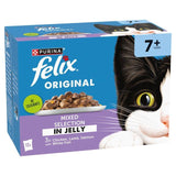 Felix Original Senior 7+ Mixed Selection in Jelly Wet Cat Food   12 x 85g GOODS M&S   