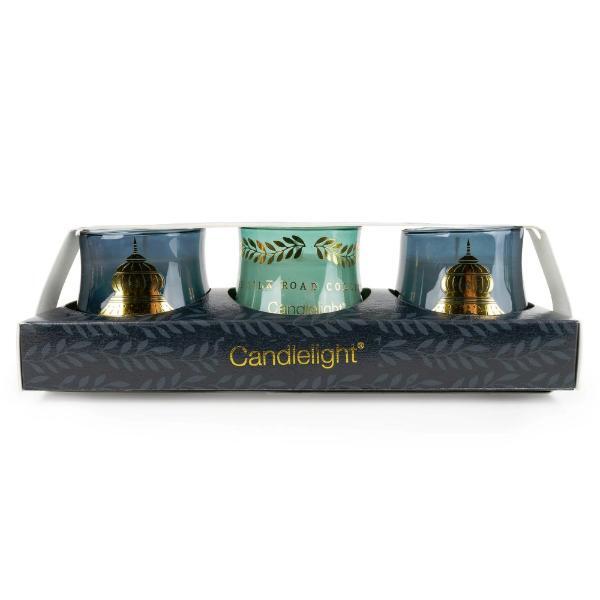Candlelight three votive candles pear fig - British product