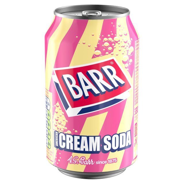 Barr American Cream Soda 24x330ml Cans   24 x 330ml GOODS M&S   