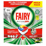 Fairy Platinum Plus All In One Lemon Dishwasher Tablets   102 per pack GOODS M&S   