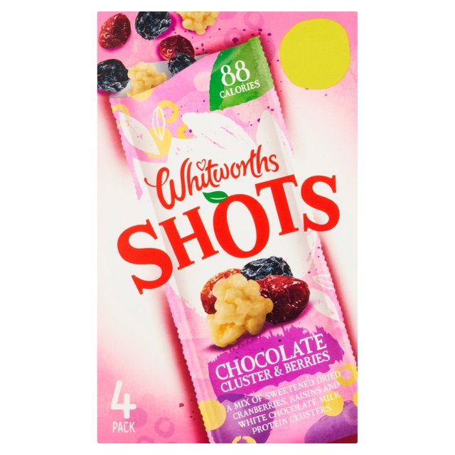 Whitworths Berry & Cluster Shots   4 per pack GOODS M&S   