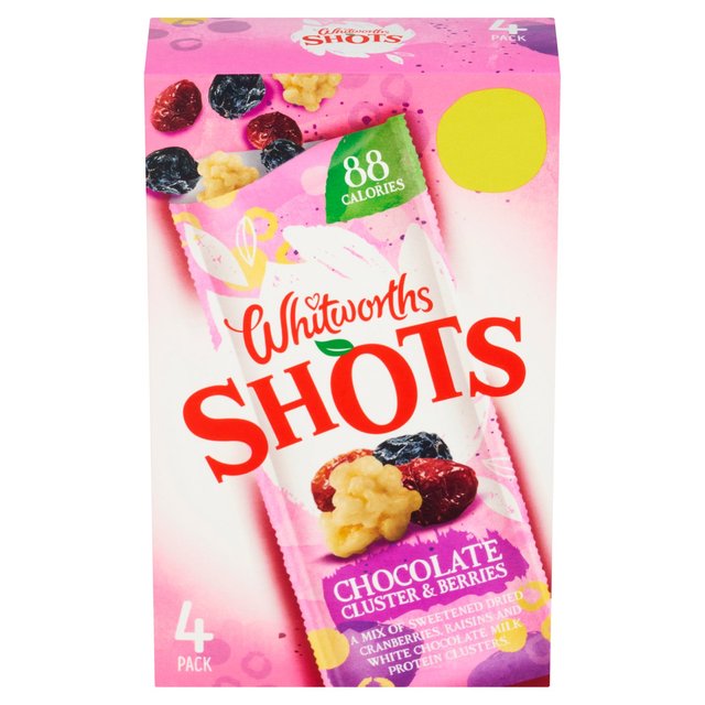 Whitworths Berry & Cluster Shots   4 per pack