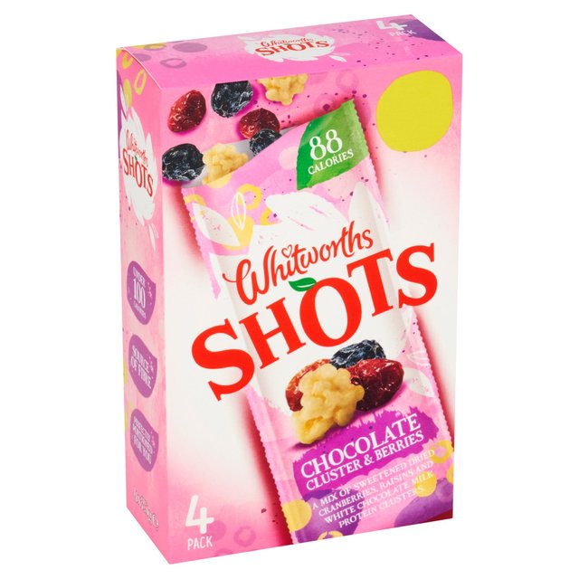 Whitworths Berry & Cluster Shots   4 per pack GOODS M&S   