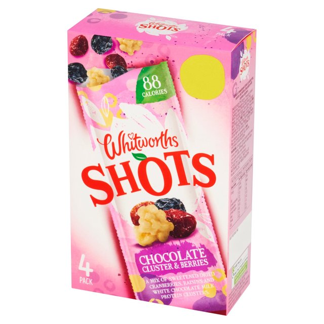 Whitworths Berry & Cluster Shots   4 per pack GOODS M&S   