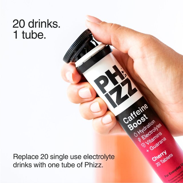 Phizz Caffeine 3-in-1 Hydration Electrolytes and Vitamins Effervescent   20 per pack GOODS M&S   