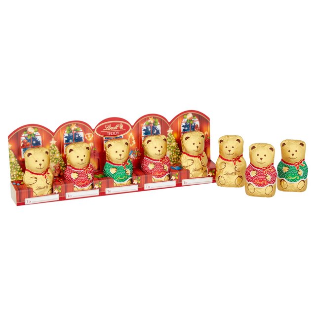 Lindt Teddy Bears   5 x 10g GOODS M&S   