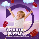 CapyChews kids sleep gummies raspberry flavour - British product