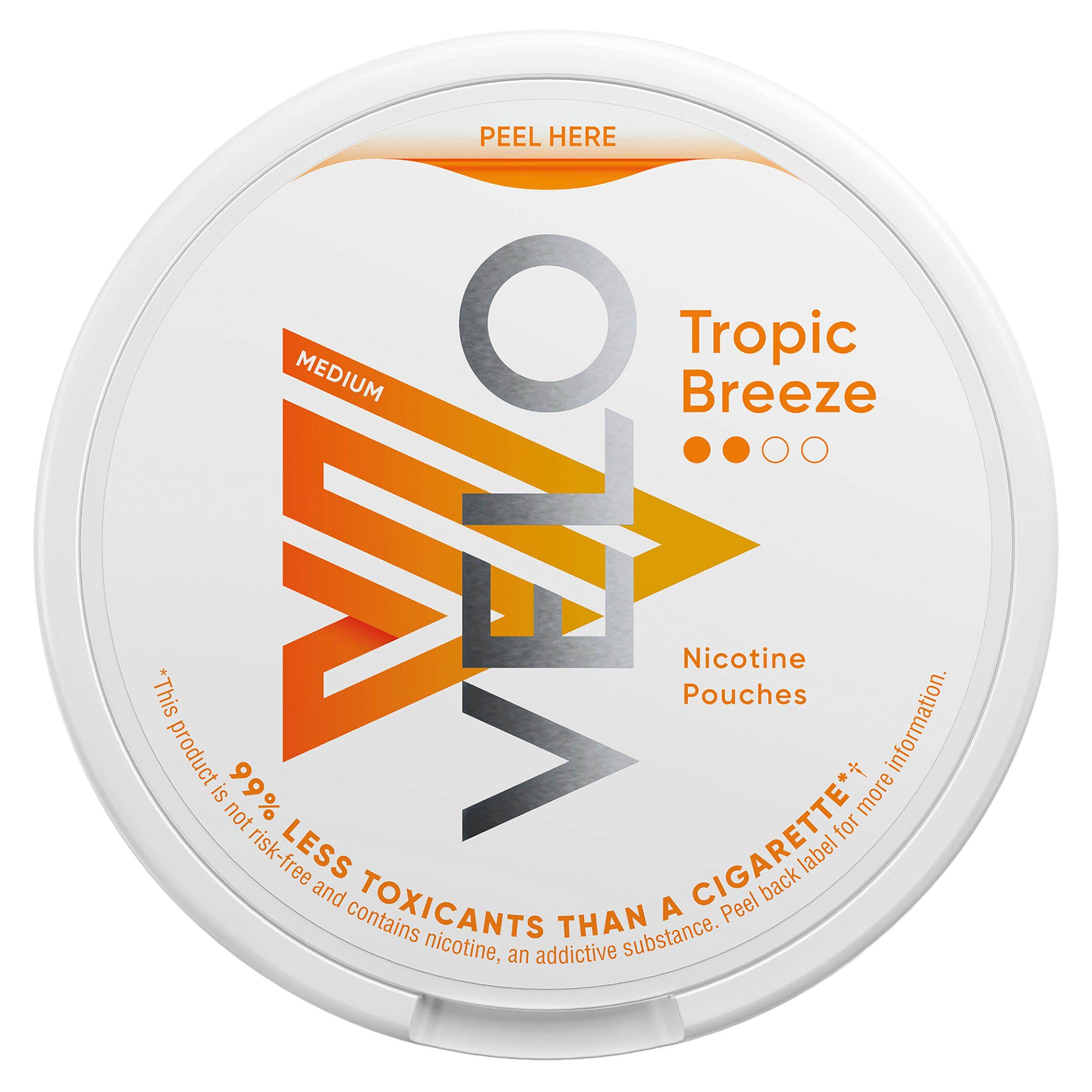 Velo Medium Tropic Breeze Nicotine Pouches 6mg GOODS Sainsburys   