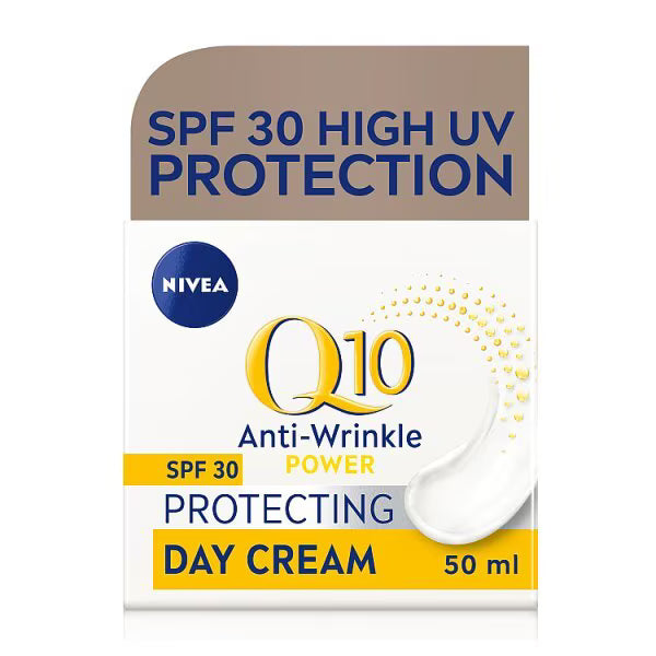 Nivea Q10 Power Anti-Wrinkle Day Face Cream SPF30 Moisturiser imported from the UK
