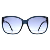Calvin Klein women's butterfly sunglasses blue gradient (British brand)