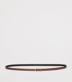 Saint Laurent Cassandre slim belt 1cm, UK version
