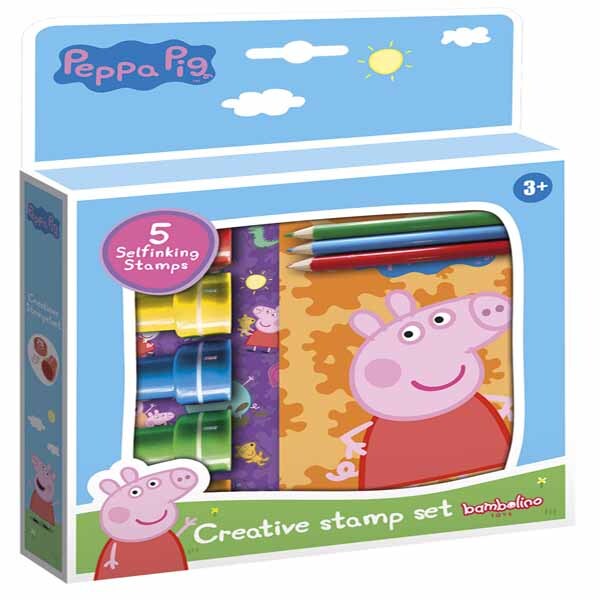 Totum Peppa Pig creative stamp set (British brand)