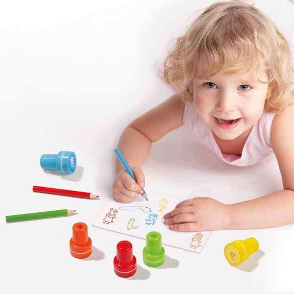 Totum Peppa Pig creative stamp set (British brand)