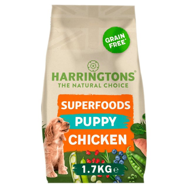 Harringtons Puppy Grain Free with Superfoods Dry Dog Food Chicken   1.7kg