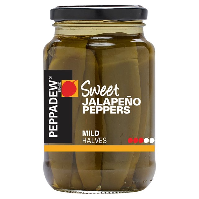 Peppadew Sweet Jalapeno Peppers in brine - Mild Halves   400g