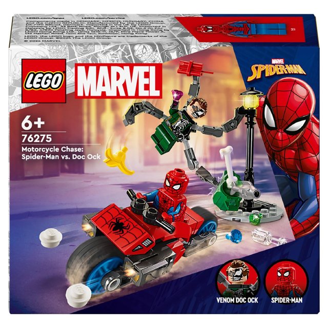 LEGO Super Heroes Motorcycle Chase Spider Man vs Doc Ock 76275