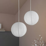 Home Essentials grey paper lampshade 30cm, imported from the UK