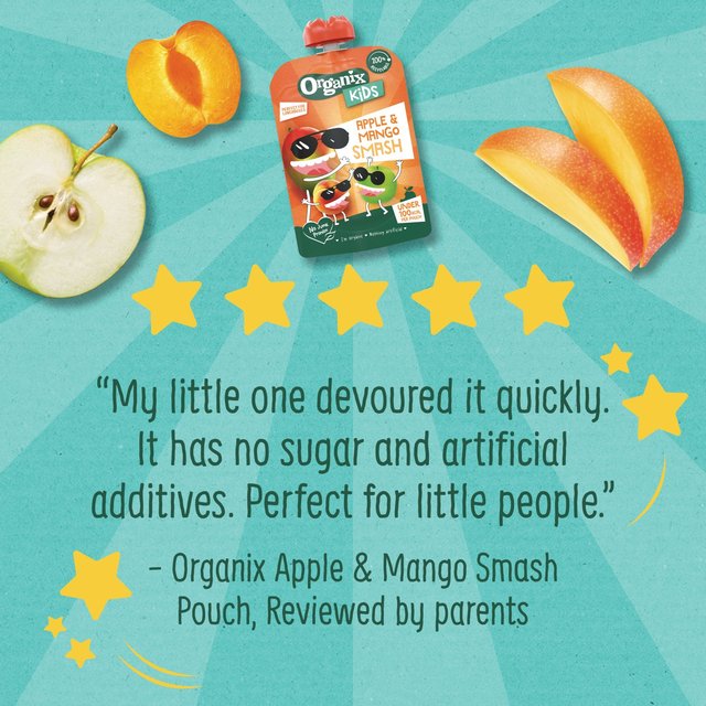 Organix KIDS Mango & Apple Smash Pouch    100g GOODS M&S   