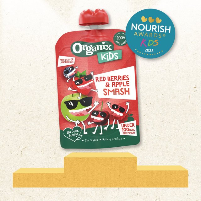 Organix KIDS Red Berries & Apple Smash Pouch    100g