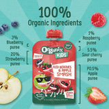 Organix KIDS Red Berries & Apple Smash Pouch    100g GOODS M&S   