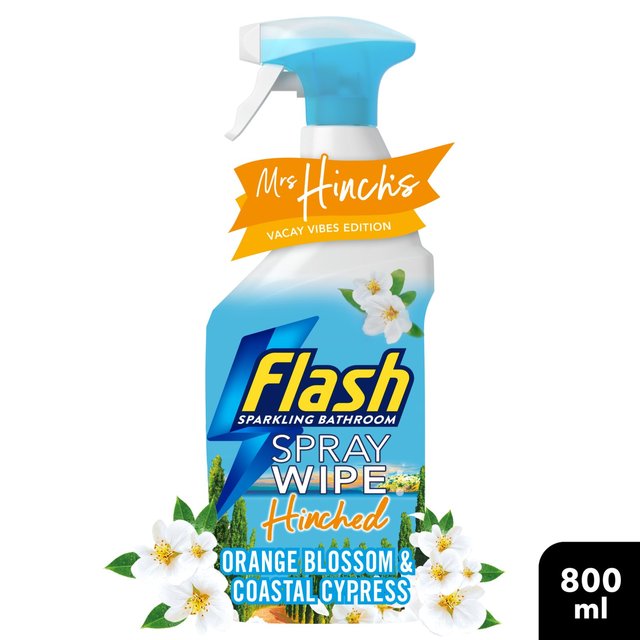 Flash Spray Wipe Done Orange Blossom Mrs Hinch   800ml