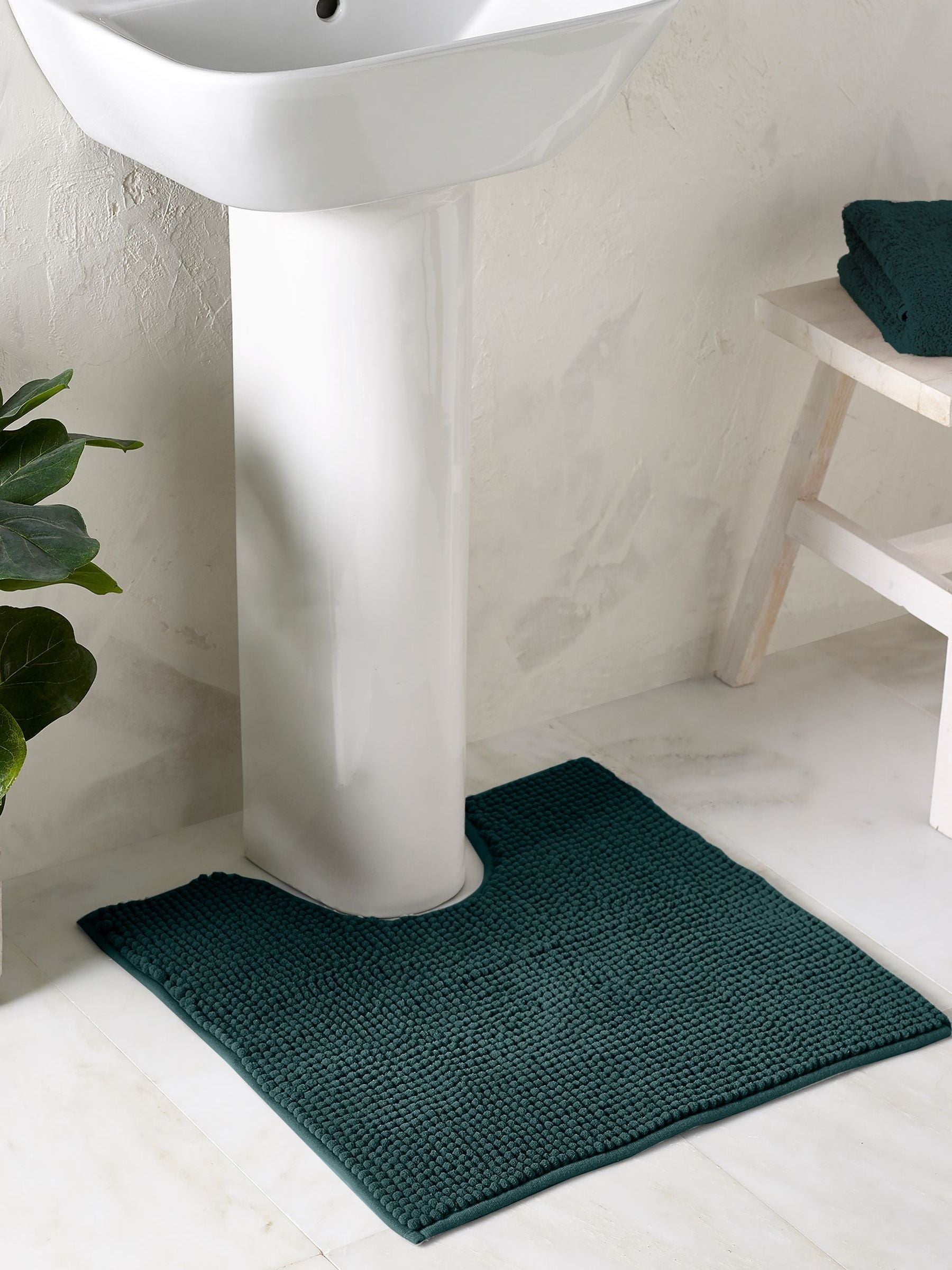 Sage Green Bobble Bath Mat