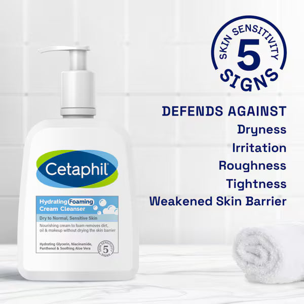Cetaphil foaming hydrating cleanser 236ml - British product