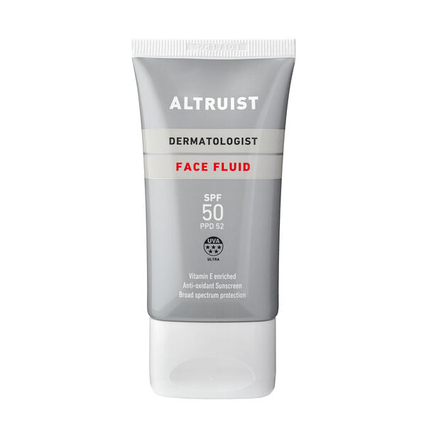 ALTRUIST Face Fluid SPF50 sunscreen 50ml, UK version
