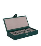 Smythson Leather Panama Cufflink Box (British brand)