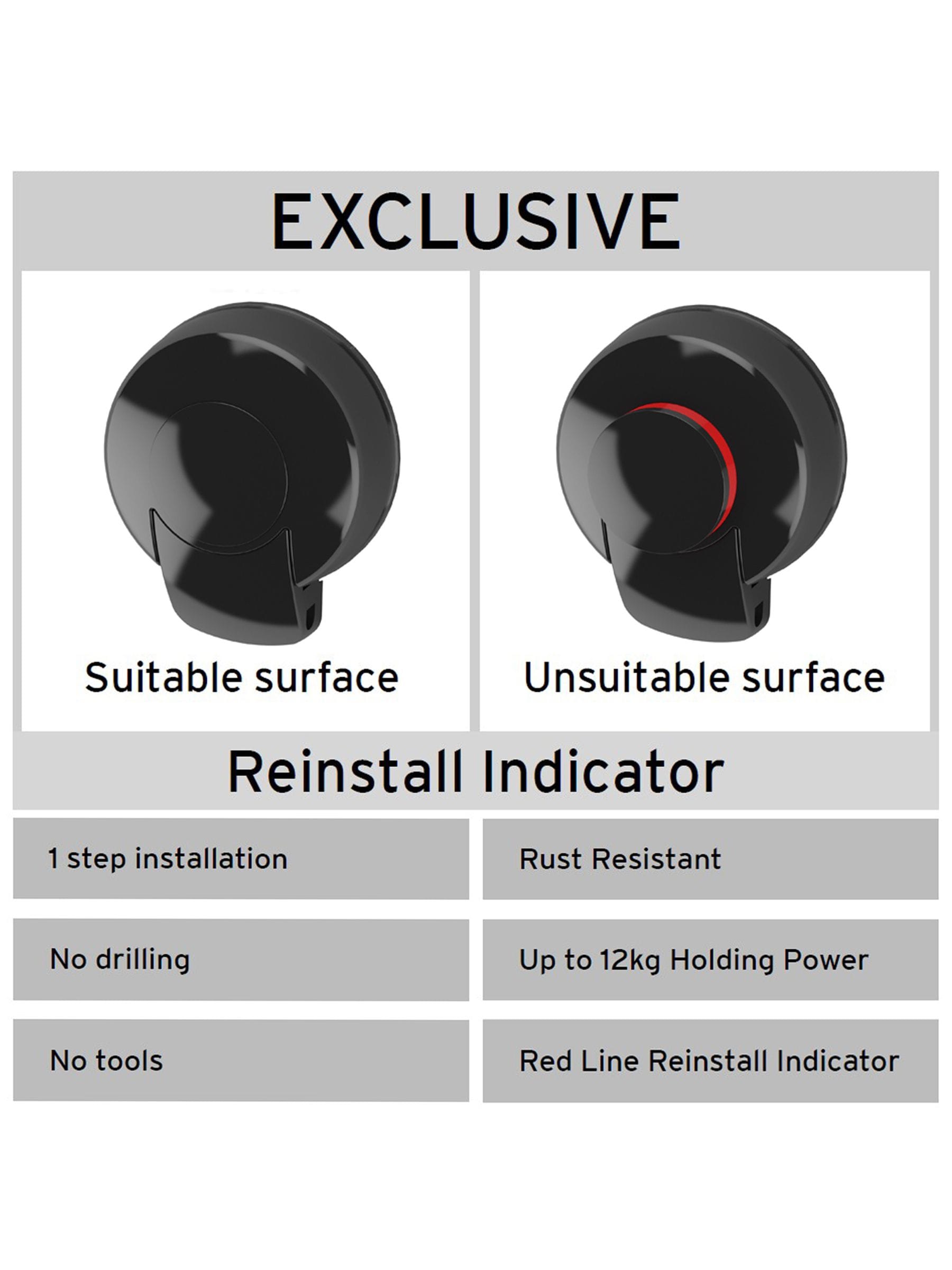 Showerdrape black toilet roll holder towel ring set, imported from the UK